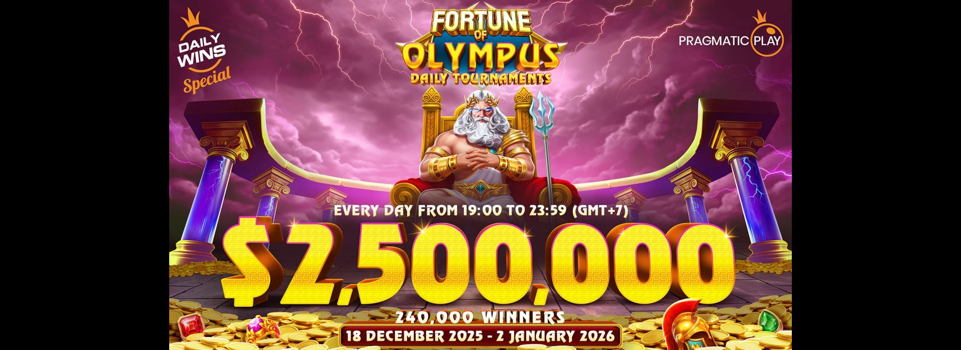 Pragmatic Play: Fortune of Olympus Daily Tournament